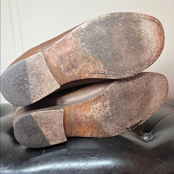 FRYE Brown Leather Tall Boots - Picture 10 of 13